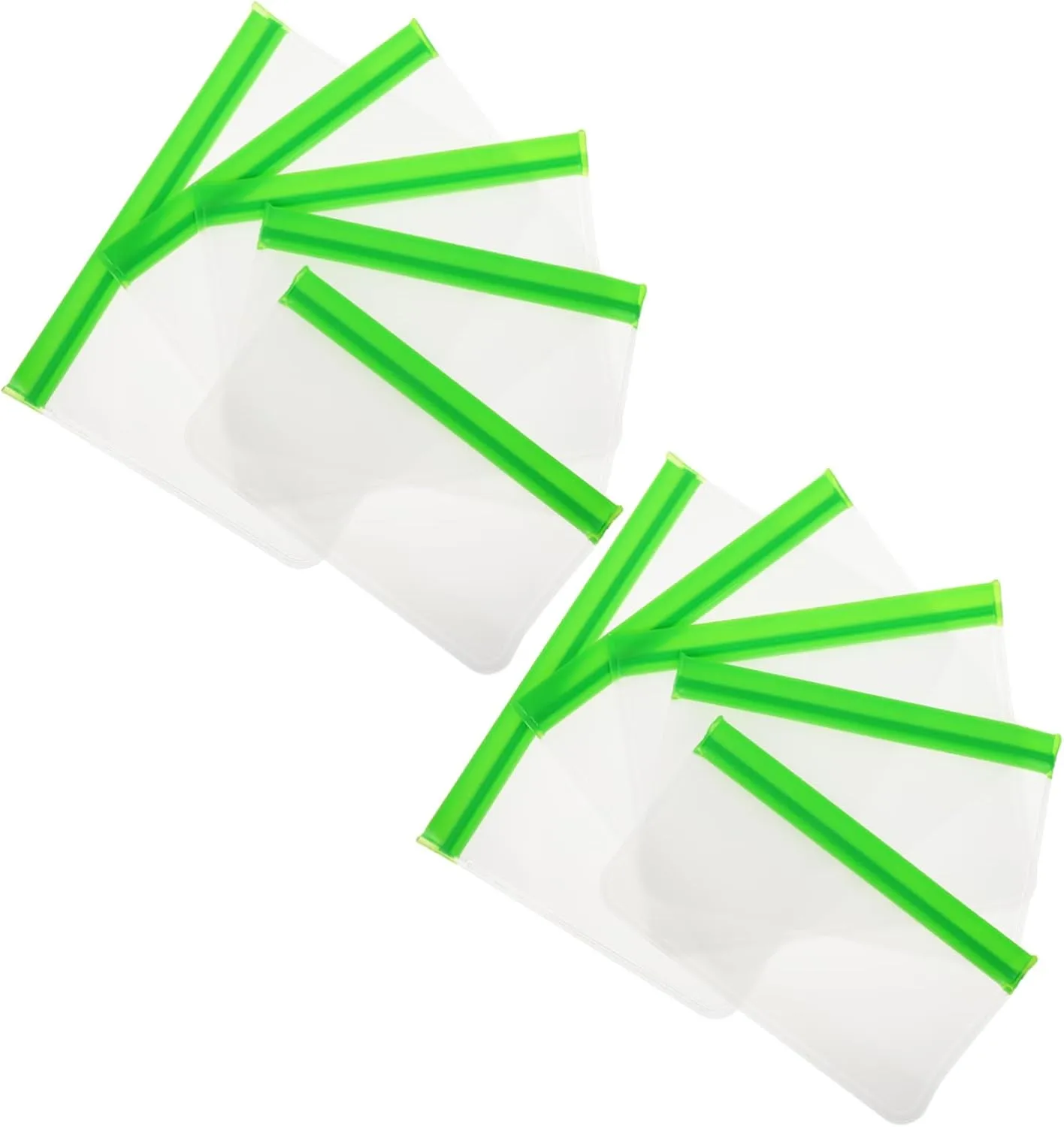 10Pcs Reusable Food Storage Bags Sealing Food Bags for Fridge Freezer Moisture Insect for Kitchen Organization Travel Reliable Food Preservation