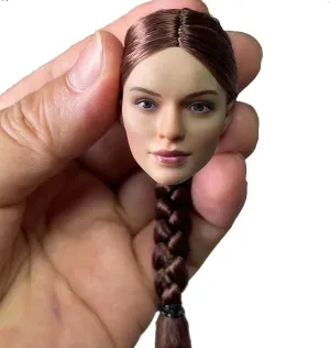 1/6 Scale Female Head Sculpt Russian Special Combat Head Carved for 12 inches Phicen TBLeague VC HT JO Action Figure Doll Collection