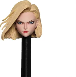 1/6 Scale Female Head Sculpt,12inch Collectible Solider Figure Beauty Anime Head Carving Doll Model Fit 12'' Miniature Action Figure