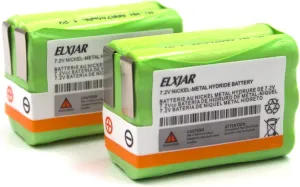 (2-Pack) 7.2V 700mAh NI-MH Battery Compatible with Tri-Tronics Classic 70 G3, Field 90 G3, Flyway G3, G3 Field, G3 Pro, Replacement for Tri-Tronics 1272800, 1281100 Rev.B Dog Collar Battery