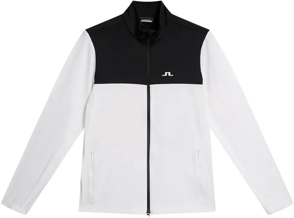 2024 J.Lindeberg Banks Mid Layer Golf Jacket White Medium