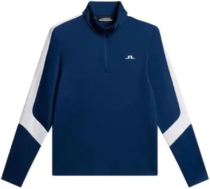 2024 J.Lindeberg Carl Mid Layer Golf Pullover Estate Blue Small