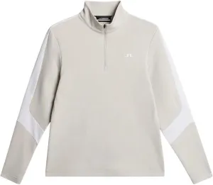 2024 J.Lindeberg Carl Mid Layer Golf Pullover Moonbeam X-Large