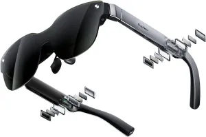 [2025 New] RayNeo Air 3s XR Glasses - AR Glasses 201" 120Hz FHD HueView Eye-Care Video Display, Smart Gaming Glasses for iPhone 16,15/Android/Mac/Switch/PS5/SteamDeck