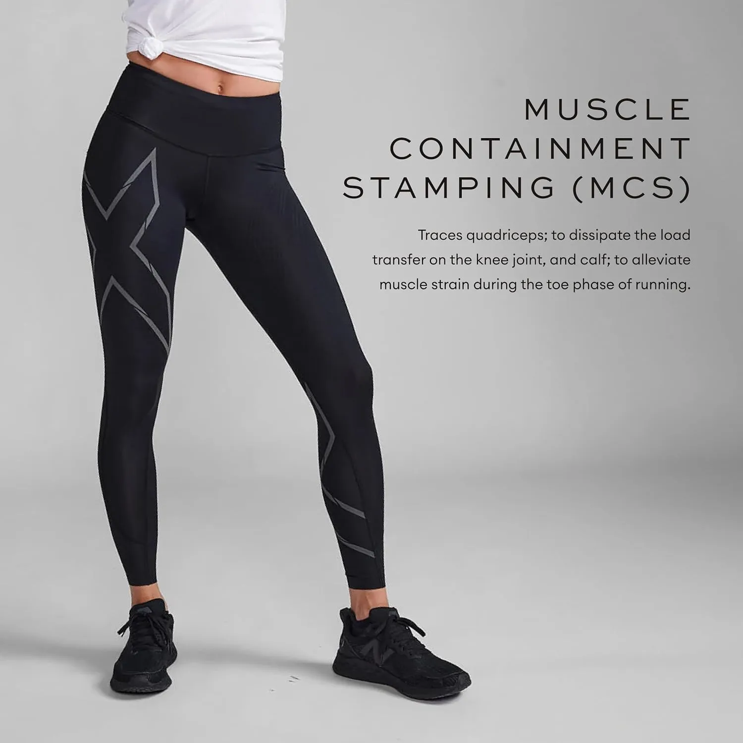 2XU Women's Light Speed Compression Tights - Lightweight & Flexible Support for Improved Running Performance
