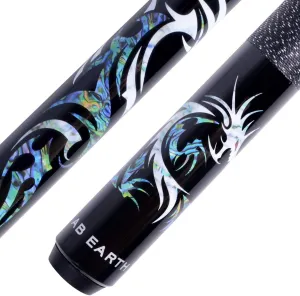 58 inch Hand-Painted Series 2-Piece Billiard Pool Cue Stick with Irish Linen Wrap