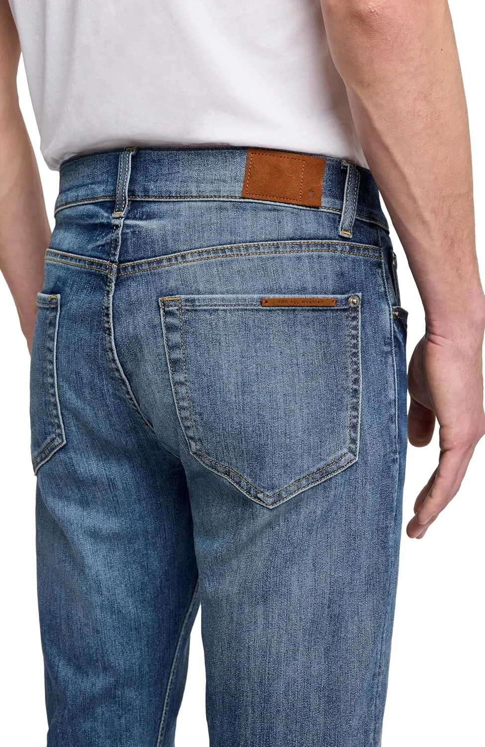 7 For All Mankind Men's Airweft Slimmy Slim Fit Jeans