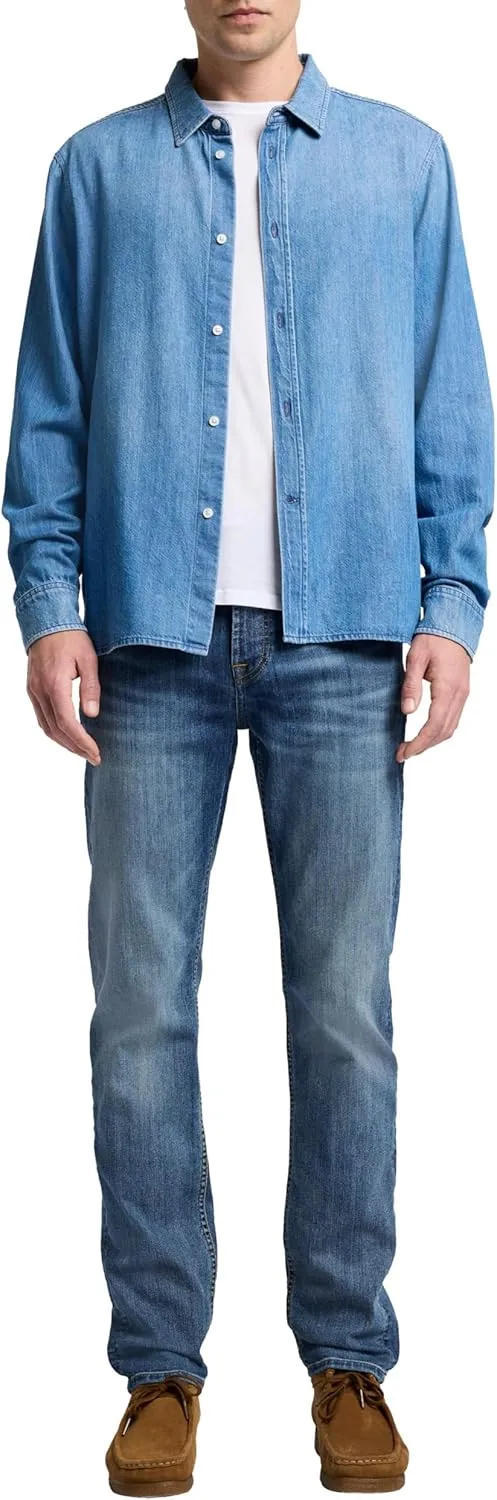 7 For All Mankind Men's Airweft Slimmy Slim Fit Jeans