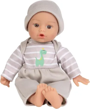 Adora Sweet Baby - 11” Soft & Cuddly Baby Doll, Realistic Features, Gentle Scent, Machine Washable, Lightweight & Easy to Hold | Adorable Playmate (Boy Dino)