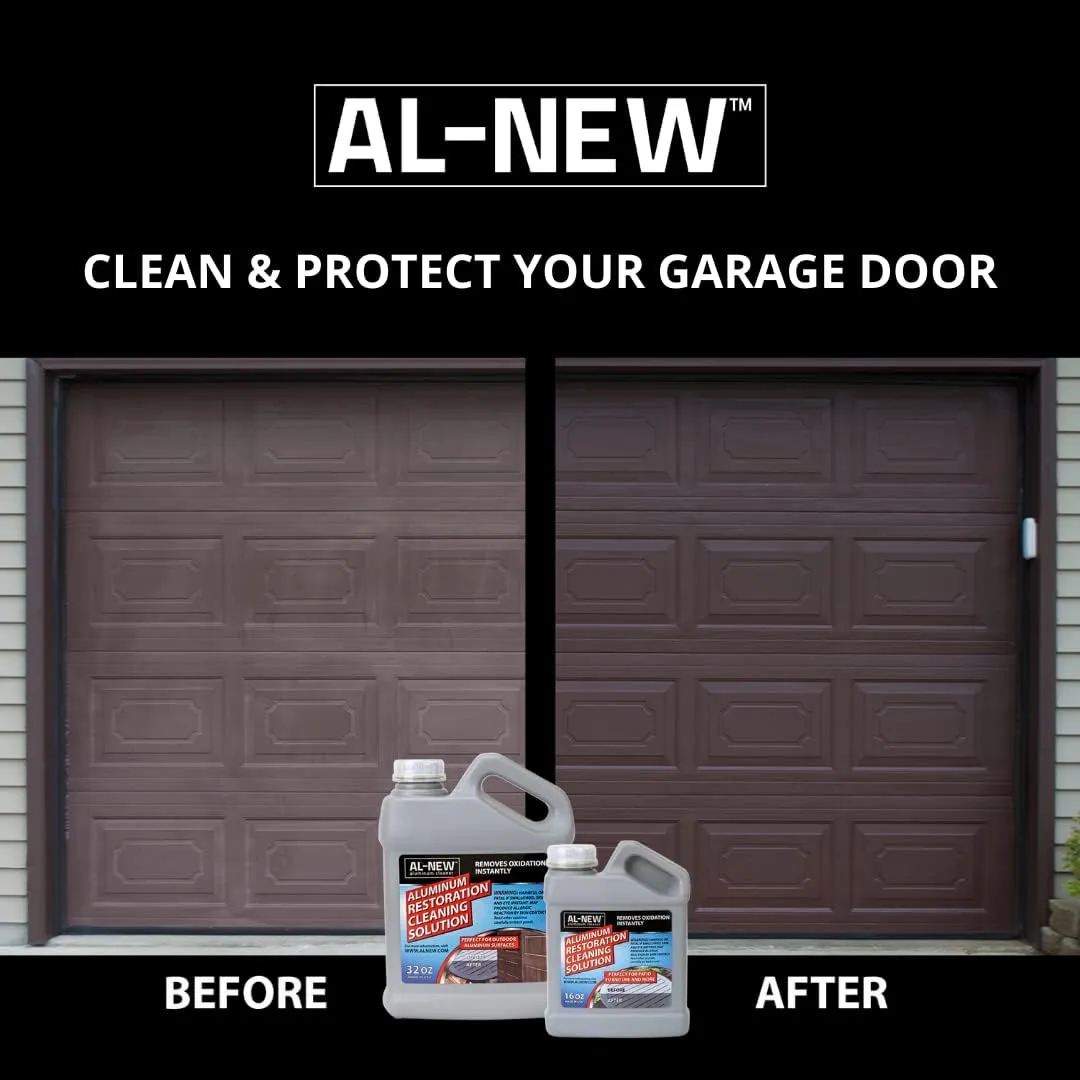 AL-NEW Aluminum Restoration Cleaning Solution | Clean & Restore Patio Furniture, Stainless Steel, and Other Household Metal Surfaces (16 oz.)