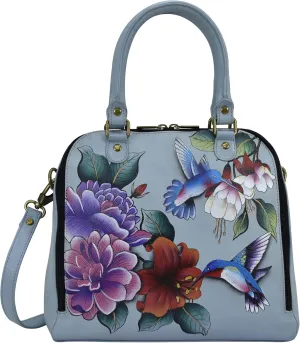 Anna by Anuschka Hand-Painted Leather Organizer Satchel