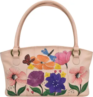Anna by Anuschka Women's Hand-Painted Leather Wide Tote