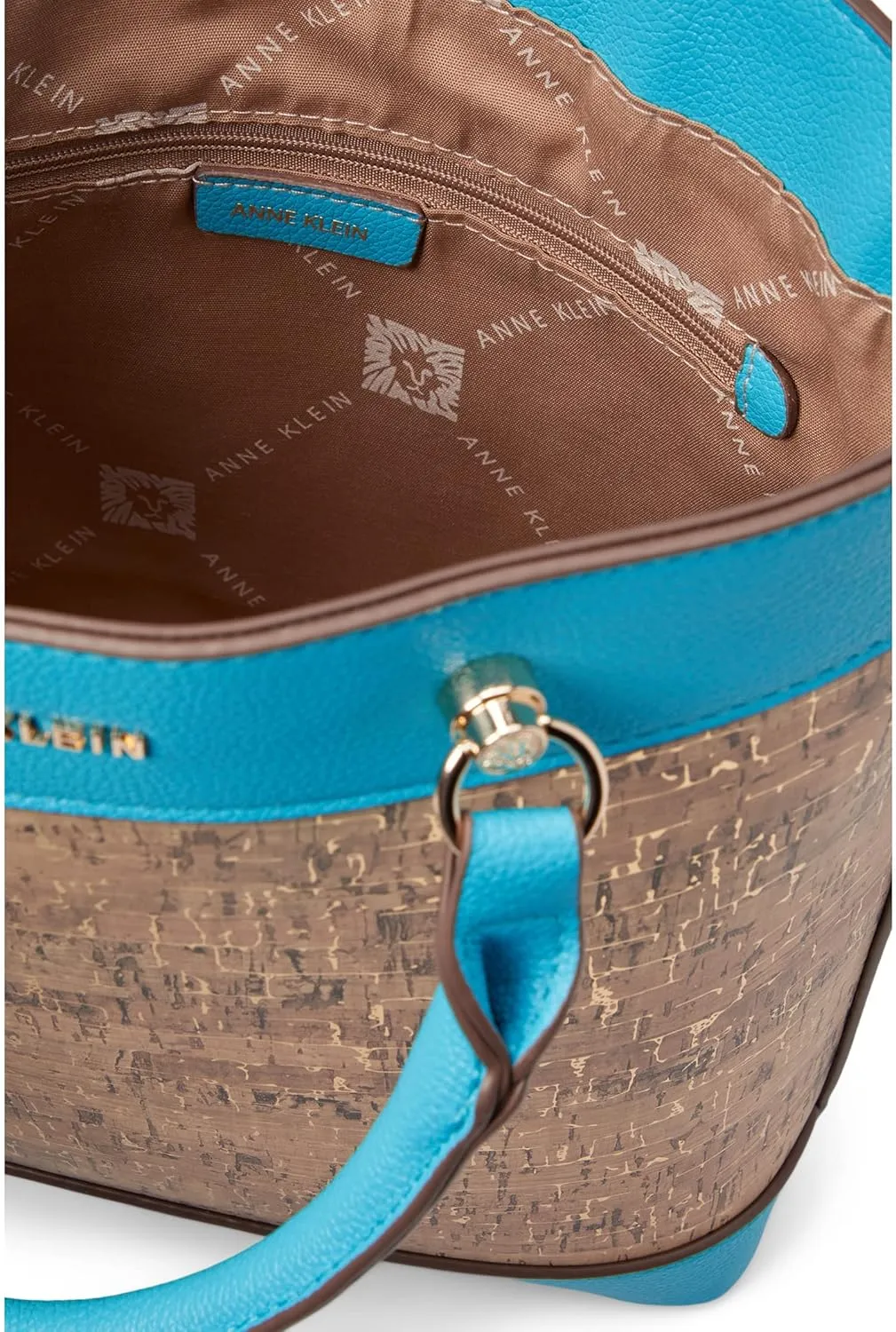 Anne Klein Mini Cork Tote with Pouch