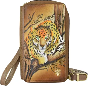 Anuschka Women's Original Hand-Painted Genuine Leather Smartphone Case & Wallet