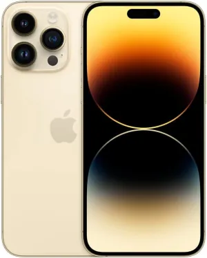 Apple iPhone 14 Pro Max, 256GB, Gold for AT&T (Renewed)