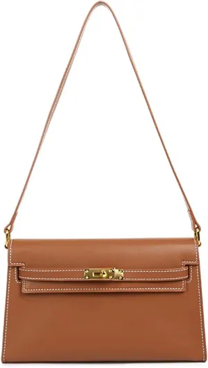Armpit Sheepskin Print Leather Shoulder Crossbody Women's Bag