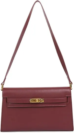 Armpit Sheepskin Print Leather Shoulder Crossbody Women's Bag