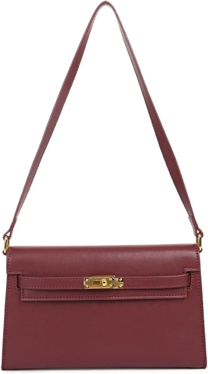 Armpit Sheepskin Print Leather Shoulder Crossbody Women's Bag