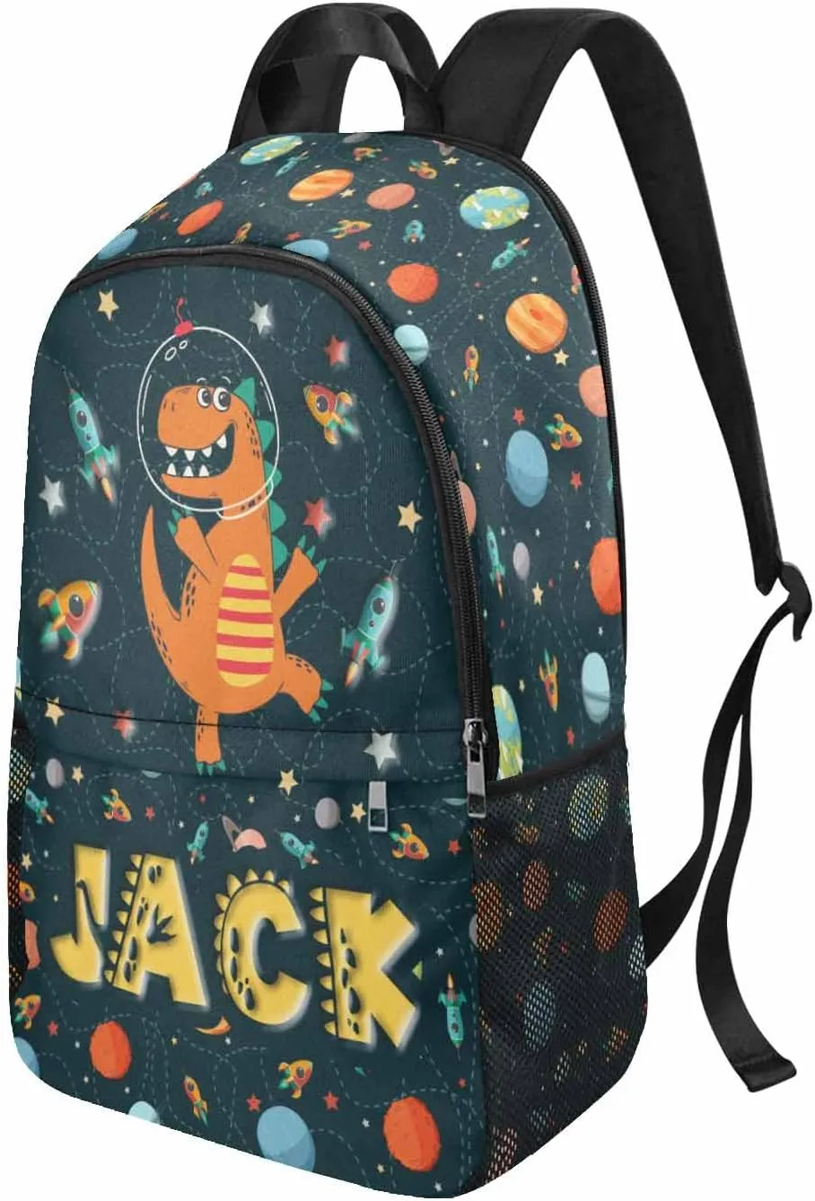 Artsadd Custom Backpack with Name Personalized Kid's School Backpack for School, Casual Travel Picnic (Design03)