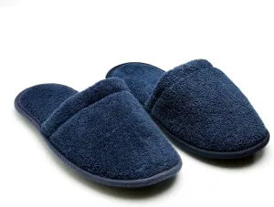 Arus Men's Cotton Slippers Turkish Terry Cloth for Spa and Bath