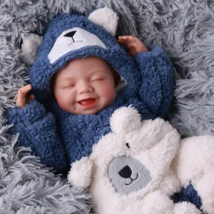 BABESIDE Reborn Baby Dolls Boy 20 Inch - Lifelike Smiling Realistic Baby Doll Boy with Soft Cloth Body, Poseable Limbs, Real Baby Doll with Accessories for Kids, Collectors & Gifts