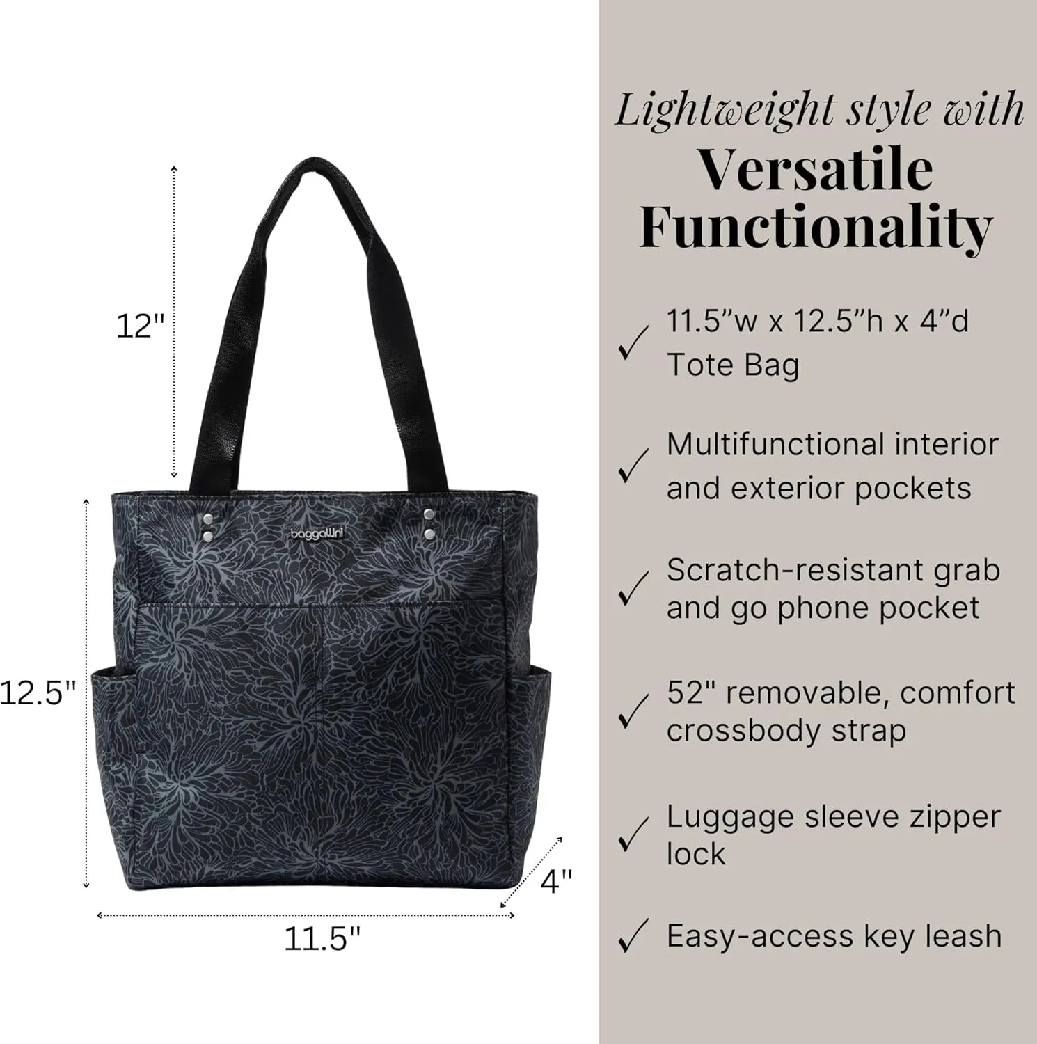 Baggallini Carryall Daily Tote