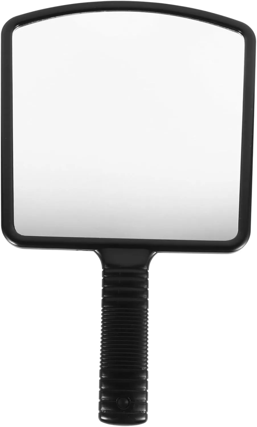 balacoo Square Mirror with Handle Led Makeup Mirror Black Mirror Mirrors Salon Mirror Barber Makeup Mirror Handheld Makeup Mirror Handheld Mirror Travel Table Mini Beech Handle, 21.00X12.00X2.00CM
