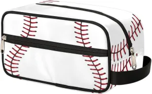 Baseball Hanging Toiletry Bag,Travel Hygiene Kits for Boys Mens,Waterproof Makeup Carry-on Bags,Cosmetic Bag,TSA Approved Shave Dopp Kit for Toiletries Shower Bathroom Accessories Gifts