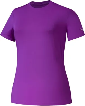 BASSDASH Women’s UPF 50  Crew Neck Short Sleeve T-Shirt Cooling Performance Sun Protection Tee for Fishing Hiking Casual