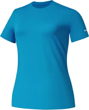 BASSDASH Women’s UPF 50  Crew Neck Short Sleeve T-Shirt Cooling Performance Sun Protection Tee for Fishing Hiking Casual