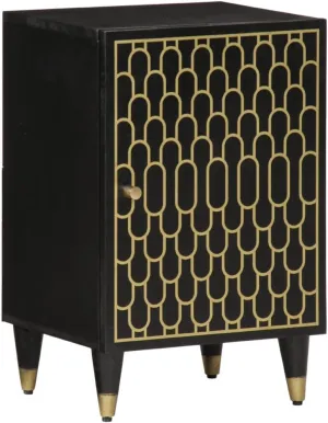 Bathroom Cabinet Black, Varying Wood tones11,32KG