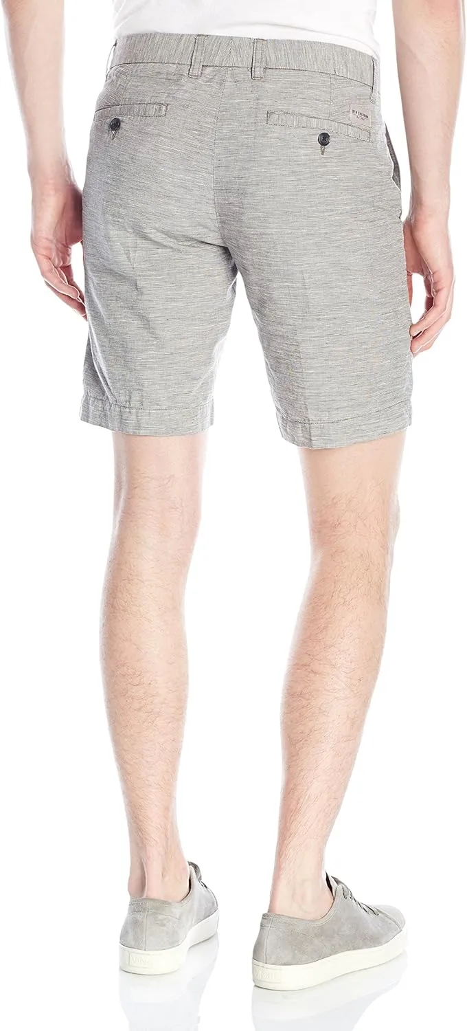 Ben Sherman Men's Tonic Cotton Linen Short