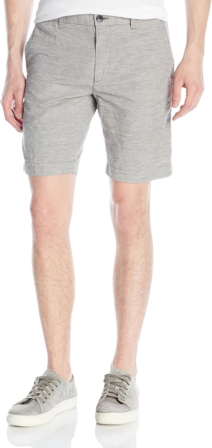Ben Sherman Men's Tonic Cotton Linen Short