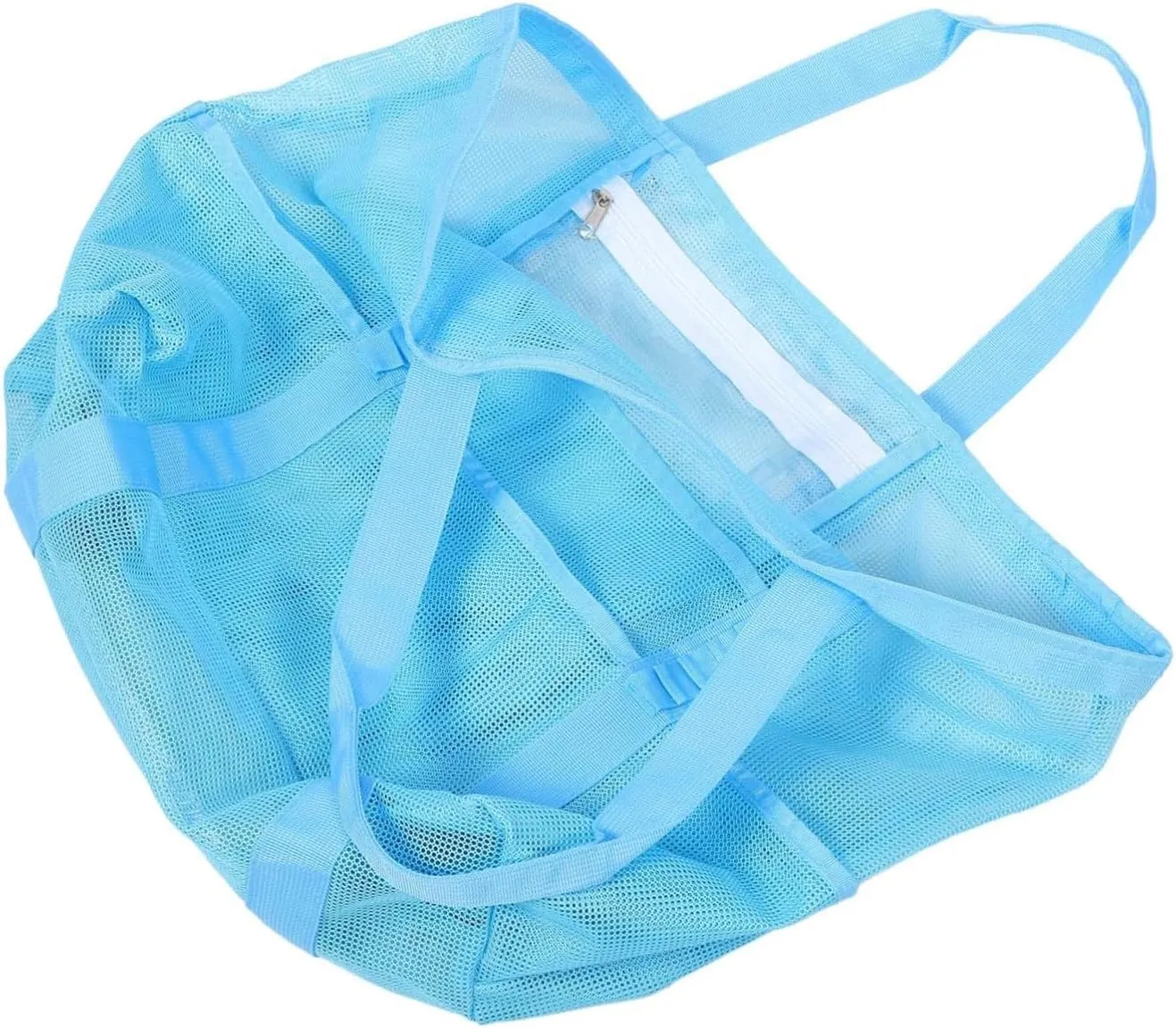 BESPORTBLE Large Mesh Beach Bag for Women Breathable Shoulder Tote with Inner Zipper Pouch Spacious Storage for Travel Outdoor Activities and Organizing Essentials