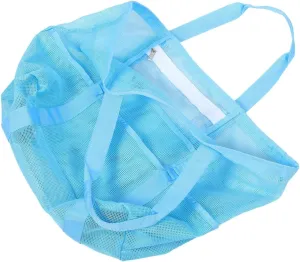 BESPORTBLE Large Mesh Beach Bag for Women Breathable Shoulder Tote with Inner Zipper Pouch Spacious Storage for Travel Outdoor Activities and Organizing Essentials