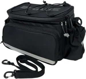 BiKase MIK Compatible Trunk Bike Bag Big Daddy with MIK Attachment, Waterproof Bag for Back of Bicycles with Panniers, Pannier Rack Bag with Water Bottle Carrier (MIK Rack not included)