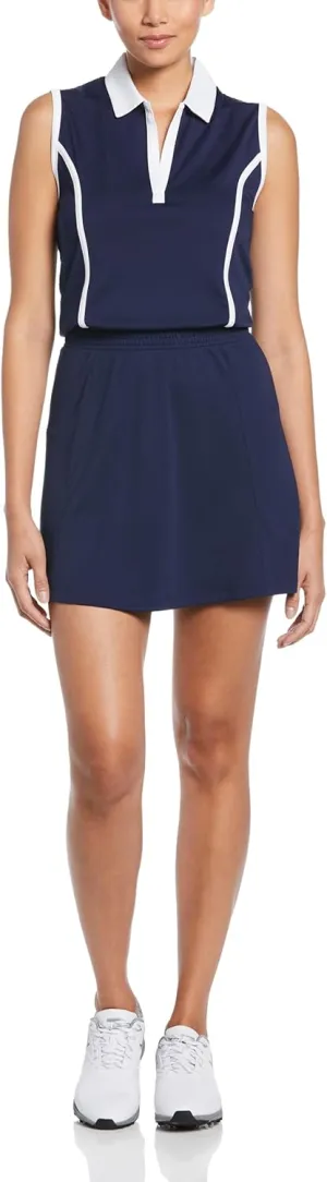 Callaway Women's Color Block Sleeveless Golf Polo Dress