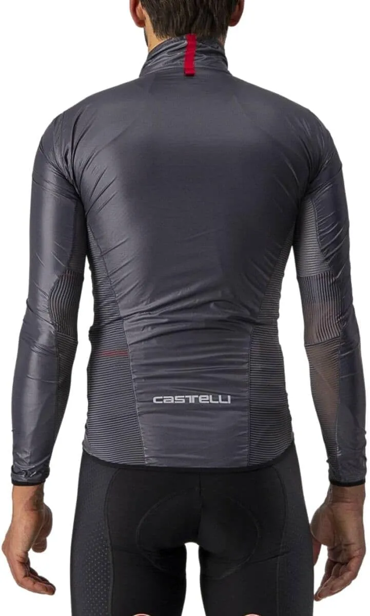 CASTELLI Men’s Aria Shell Jacket, Highly Packable Ultra-Light Wind Protective Cycling Apparel for Road Cycling & Bike Rides