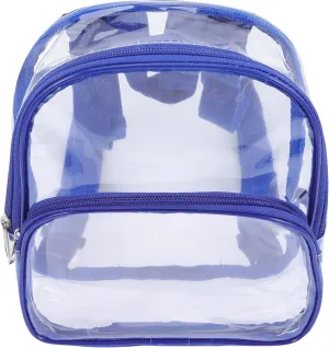 Clear Backpack Transparent Shoulder Bag for Travel Sports and Daily Use for Concerts Stadiums and Work Holds Coins Cards Phones and More