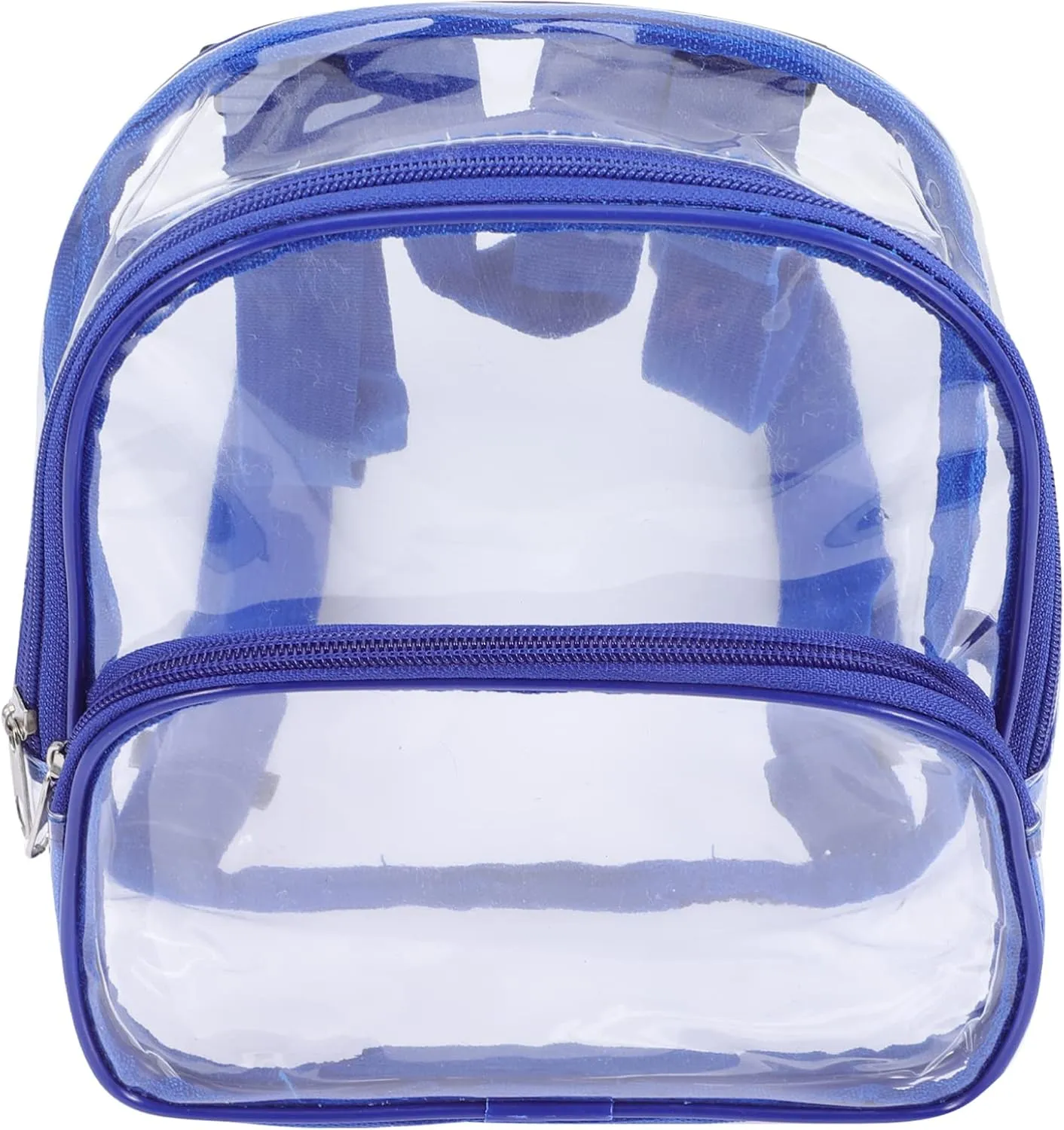 Clear Backpack Transparent Shoulder Bag for Travel Sports and Daily Use for Concerts Stadiums and Work Holds Coins Cards Phones and More