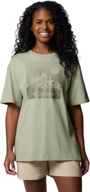 Columbia Women's Rolling Bend Graphic Oversized Tee