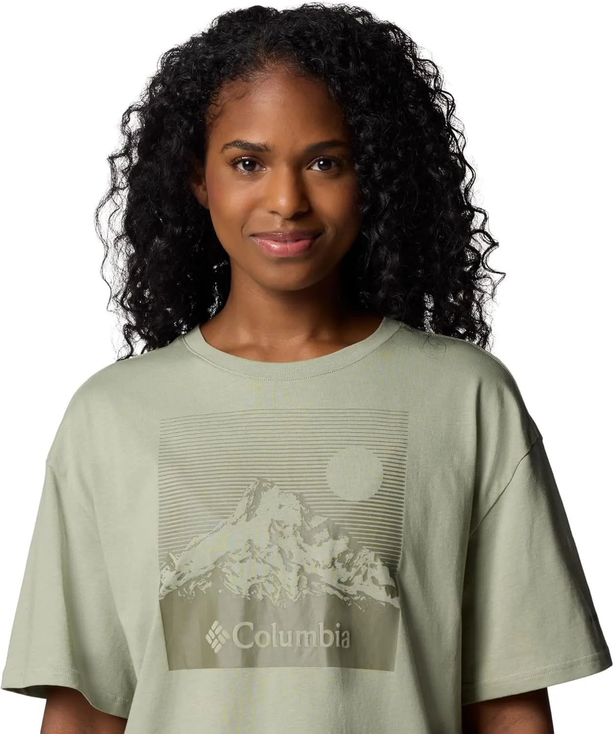 Columbia Women's Rolling Bend Graphic Oversized Tee