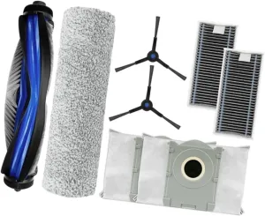 Compatible for Ecovacs X8 Pro Omni ，Accessories Main Side Brush Hepa Filter Rag Dust Bag Replacement Parts