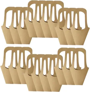 Coolhiya 20pcs Flower Bouquet Bags with Handle Paper Flowers Packaging Bouquet Wrapping Paper Tote Pouch Packaging Bag Kraft Paper Gift Bags Handheld Bags for Flower Arrangement Florist Shop Supplies