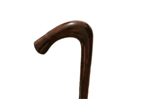 Craved Wooden Logn Head Walking Stick - Premium Lightweight Walking Cane With Ergonomic Palm Grip Handle - 36" Designer Handmade Elegant Carved Canes For Men Women Comfortable Best Gift Idea
