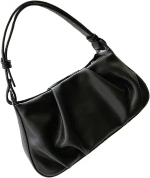 Crossbody Bag for women, Handheld Pleated Cloud Bag Single Shoulder Armpit Handbag with Zipper, Suitable for Travel