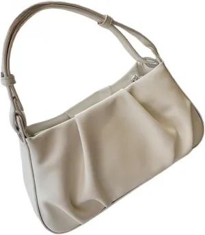 Crossbody Bag for women, Handheld Pleated Cloud Bag Single Shoulder Armpit Handbag with Zipper, Suitable for Travel