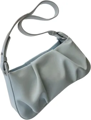 Crossbody Bag for women, Handheld Pleated Cloud Bag Single Shoulder Armpit Handbag with Zipper, Suitable for Travel