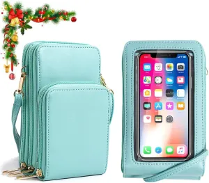 Crossbody Cellphone Purse Women Touch Screen Bag RFID Blocking Wallet Handbag Shoulder Strap