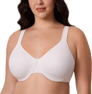 DELIMIRA Women's Minimizer Bra Plus Size Underwire Smooth Full Coverage Seamless Bras